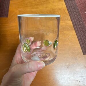 Anthropologie tennis glasses set of 4